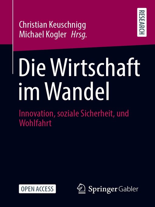 Title details for Die Wirtschaft im Wandel by Christian Keuschnigg - Available